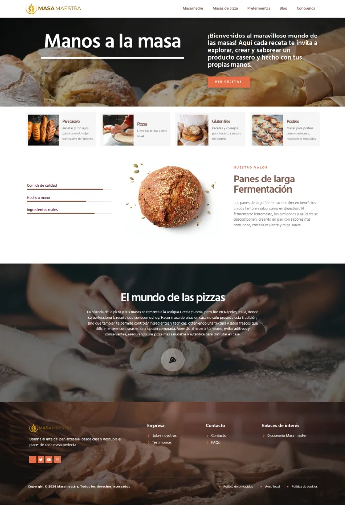 Preview del proyecto web